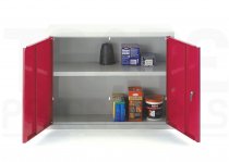 Wall Cabinet | 800mm Wide | 2 Doors | Red | Redditek