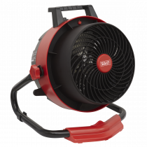 Industrial Fan Heater | 2400W | Black & Red | Sealey