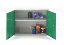 Wall Cabinet | 800mm Wide | 2 Doors | Green | Redditek