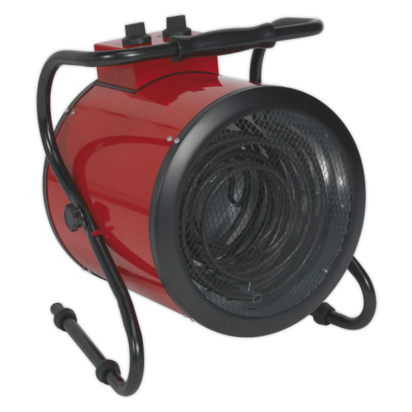 Industrial Electric Fan Heater | 9kW | Black & Red | Sealey