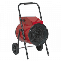 Industrial Electric Fan Heater | 15kW | Black & Red | Sealey