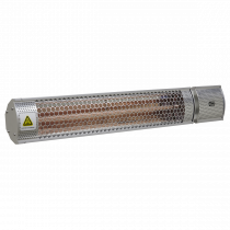 Outdoor Infrared Short Wave Heater | Wall Mounting | 2000W | Silver | Sealey