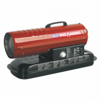 Multi-Fuel Heater | Heated Area 385m³ | 20.5kW | Black & Red | Space Warmer®