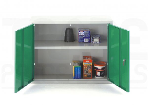 Wall Cabinet | 1000mm Wide | 2 Doors | Green | Redditek