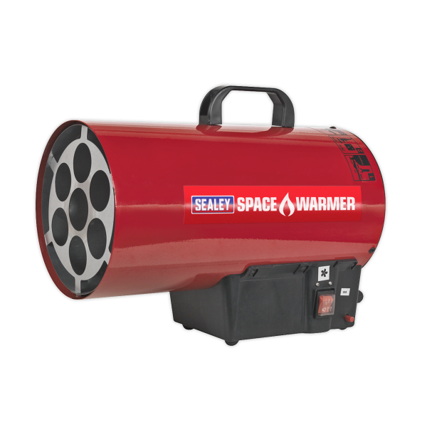 Propane Heater | Heated Area 194m³ | 11.5kW | Black & Red | Space Warmer®