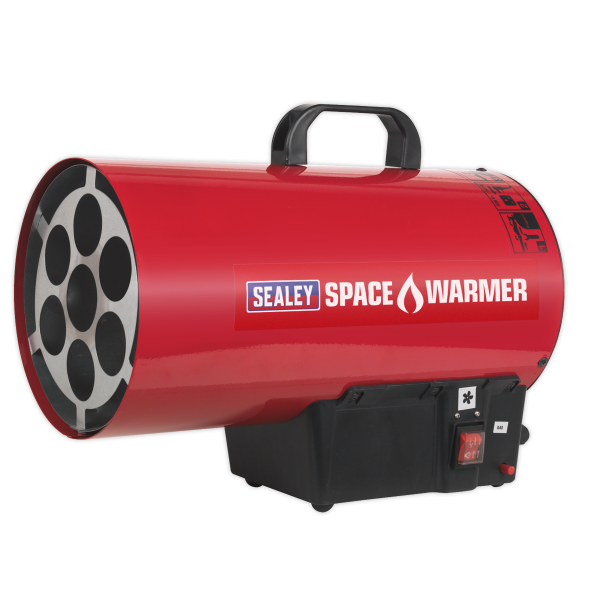 Propane Heater | Heated Area 275m³ | 16W | Black & Red | Space Warmer®