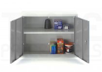 Wall Cabinet | 1000mm Wide | 2 Doors | Grey | Redditek