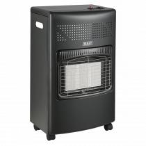 Cabinet Gas Heater | 4.2kW | Black | Sealey