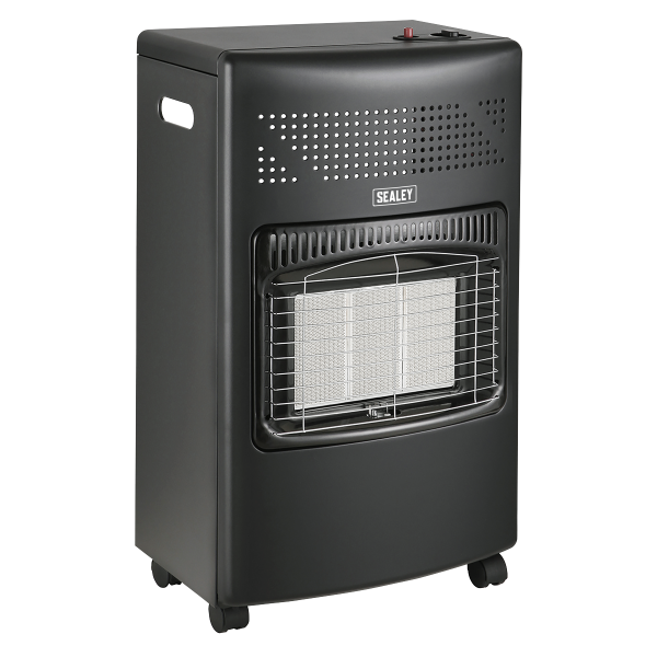 Cabinet Gas Heater | 4.2kW | Black | Sealey