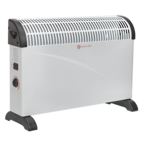 Convector Heater | No Turbo Fan | No Timer | White | Sealey