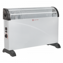 Convector Heater | Turbo Fan | No Timer | White | Sealey