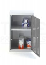 Wall Cabinet | 400mm Wide | Single Door | 1 Drawer | Grey | Redditek