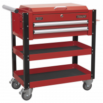 Heavy Duty Tool & Parts Trolley | 900h x 925w x 440d mm | Red | Sealey