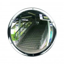 Anti-Vandal Stainless Steel Convex Mirror | 500Ø x 80 mm