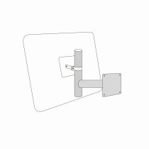 Traffic Mirror Wall Bracket | 400h x 500w | For Mounting on Vertical Surfaces