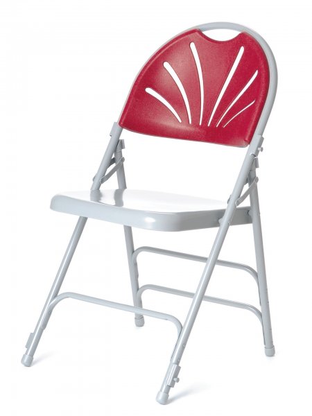 Prima Plus Folding Chair | Steel Seat | Burgundy | Mogo