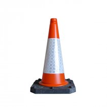 TRAFFIC-LINE Traffic Cone | 500h mm | TC1 Model | 2 Piece Cone With Recycled Base