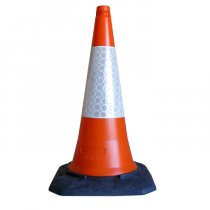 TRAFFIC-LINE Traffic Cone | 750h mm| TC1 Model | 2 Piece Cone With Recycled Base