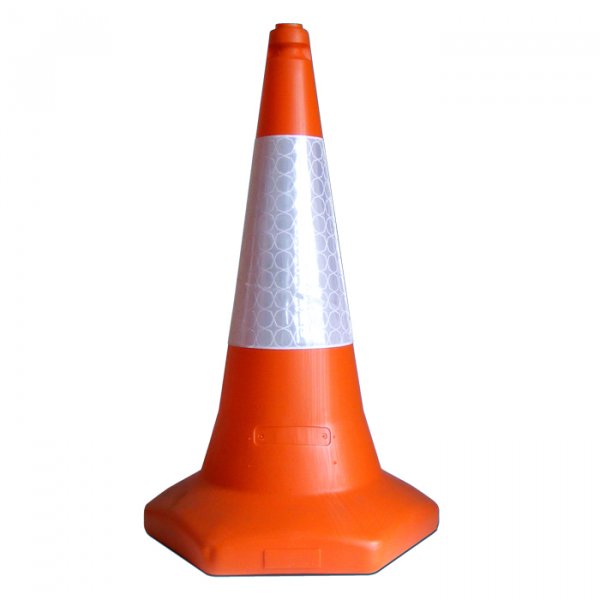 TRAFFIC-LINE Traffic Cone | 750h mm | TC3 Model | 1 Piece Ballast Filled Cone