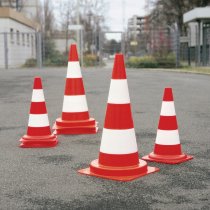 TRAFFIC-LINE Flourescent Traffic Cones | 500h mm | For Off-Highway Use Only
