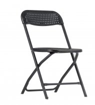 BigClassic Folding Chairs | Bundle of 40 | Black | With Trolley | Mogo