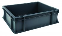 Euro Containers | 120h x 300w x 400d mm | 10 Litre | Grey | Pack of 5 | Topstore