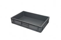 Euro Containers | 120h x 400w x 600d mm | 22 Litre | Grey | Pack of 2 | Topstore