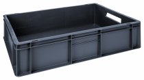 Euro Containers | 150h x 400w x 600d mm | 27 Litre | Grey | Pack of 2 | Topstore