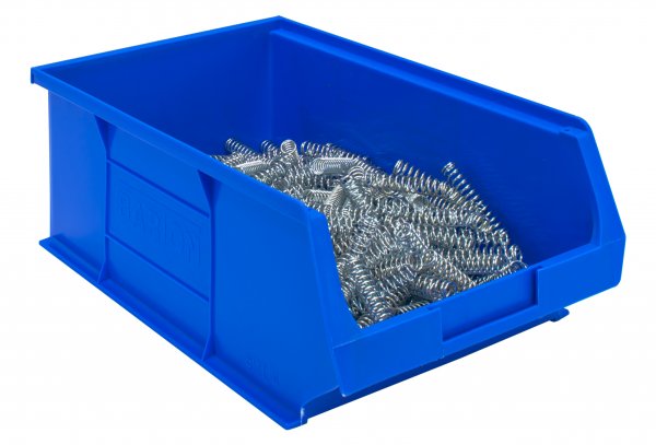 Plastic Parts Bins | 132h x 205w x 350d mm | 9.1 Litre | Blue | Pack of 10 | Topstore