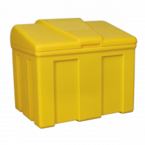 Grit & Salt Storage Bin | 110 Litre | Yellow | Sealey