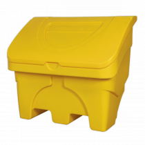 Grit & Salt Storage Bin | 130 Litre | Yellow | Sealey