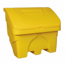 Grit & Salt Storage Bin | 200 Litre | Yellow | Sealey