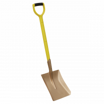 Non-Sparking Shovel | Square | Hardwood Shaft | Sealey