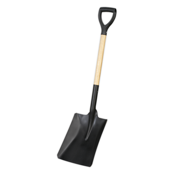 Carbon Steel Shovel | 710mm Hardwood Handle | Sealey