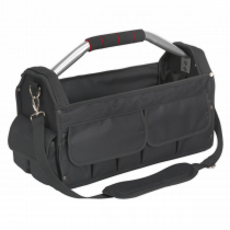 Heavy Duty Tool Bag | 350h x 485w x 250d mm | Black & Red | Sealey