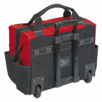 Mobile Tool Storage Bag | 420h x 450w x 260d mm | Black & Red | Sealey