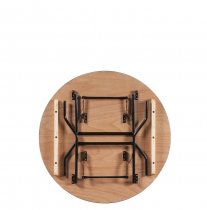 Folding Trestle Table | Round | 1220mm | 4ft | Wood | Mogo