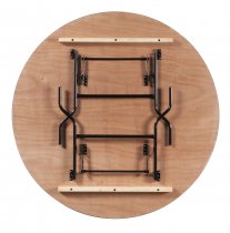 Folding Trestle Table | Round | 1530mm | 5ft | Wood | Mogo