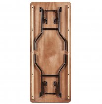 Folding Trestle Table | Rectangular | 1830mm x 760mm | 6ft x 2ft 6" | Wood | Mogo