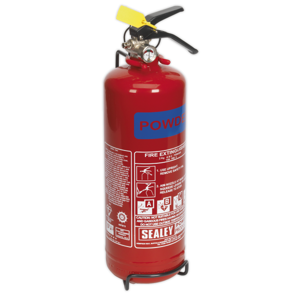 Fire Extinguisher | Dry Powder | 2kg | Sealey