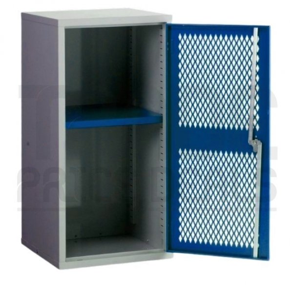 Mesh Door Cupboard | 1 Blue Door | 1 Shelf | 915 x 457 x 457mm | Redditek