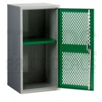 Mesh Door Cupboard | 1 Green Door | 1 Shelf | 915 x 457 x 457mm | Redditek
