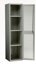 Mesh Door Cupboard | 1 Grey Door | 4 Shelves | 1830 x 457 x 457mm | Redditek