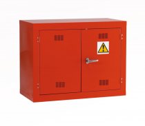Hazardous Cabinet | Pesticide/Chemical Red | 1 Shelf | 712 x 915 x 457mm | Redditek