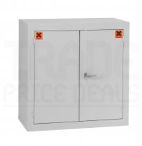 Hazardous Cabinet | COSHH Light Grey | 2 Shelves | 900 x 1200 x 500mm | Redditek