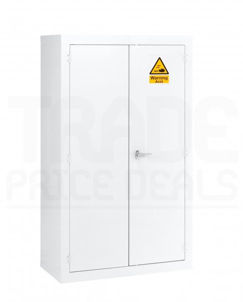 Hazardous Cabinet | Acid White | 4 Shelves | 1525 x 915 x 457mm | Redditek