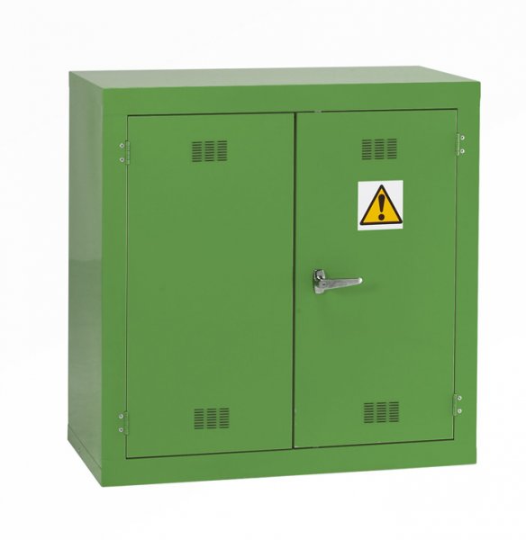 Hazardous Cabinet | Pesticide/Chemical Green | 2 Shelves | 900 x 1200 x 500mm | Redditek