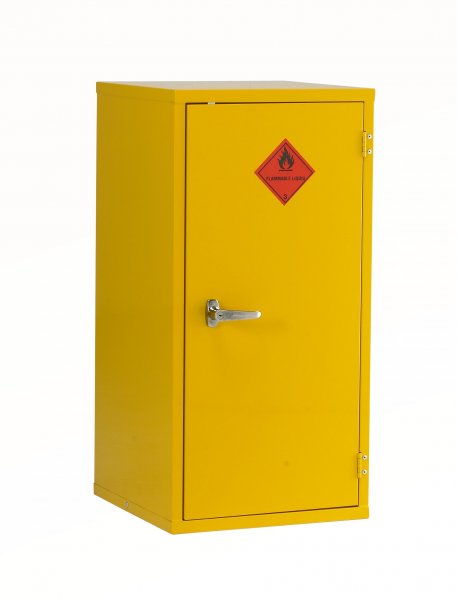 Hazardous Cabinet | Flammable Yellow | 2 Shelves | 915 x 457 x 457mm | Stand | Redditek
