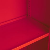 Hazardous Cabinet | Pesticide/Chemical Red | 2 Shelves | 457 x 457 x 457mm | Stand | Redditek