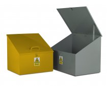 Hazardous Bin | Sloping Top | Yellow | 900/500 x 1200 x 750mm | Redditek